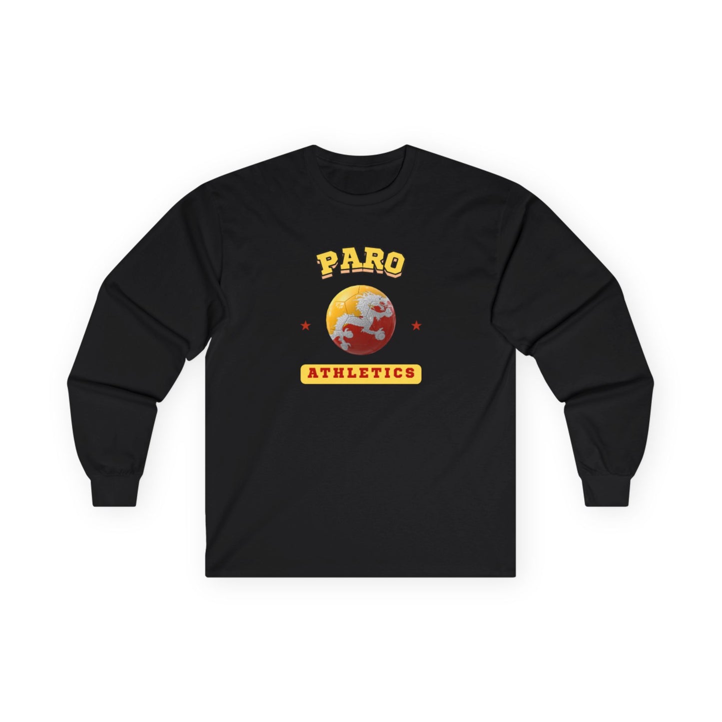 Paro Soccer Long Sleeve Tee | Unisex Cotton Shirt | Design 1
