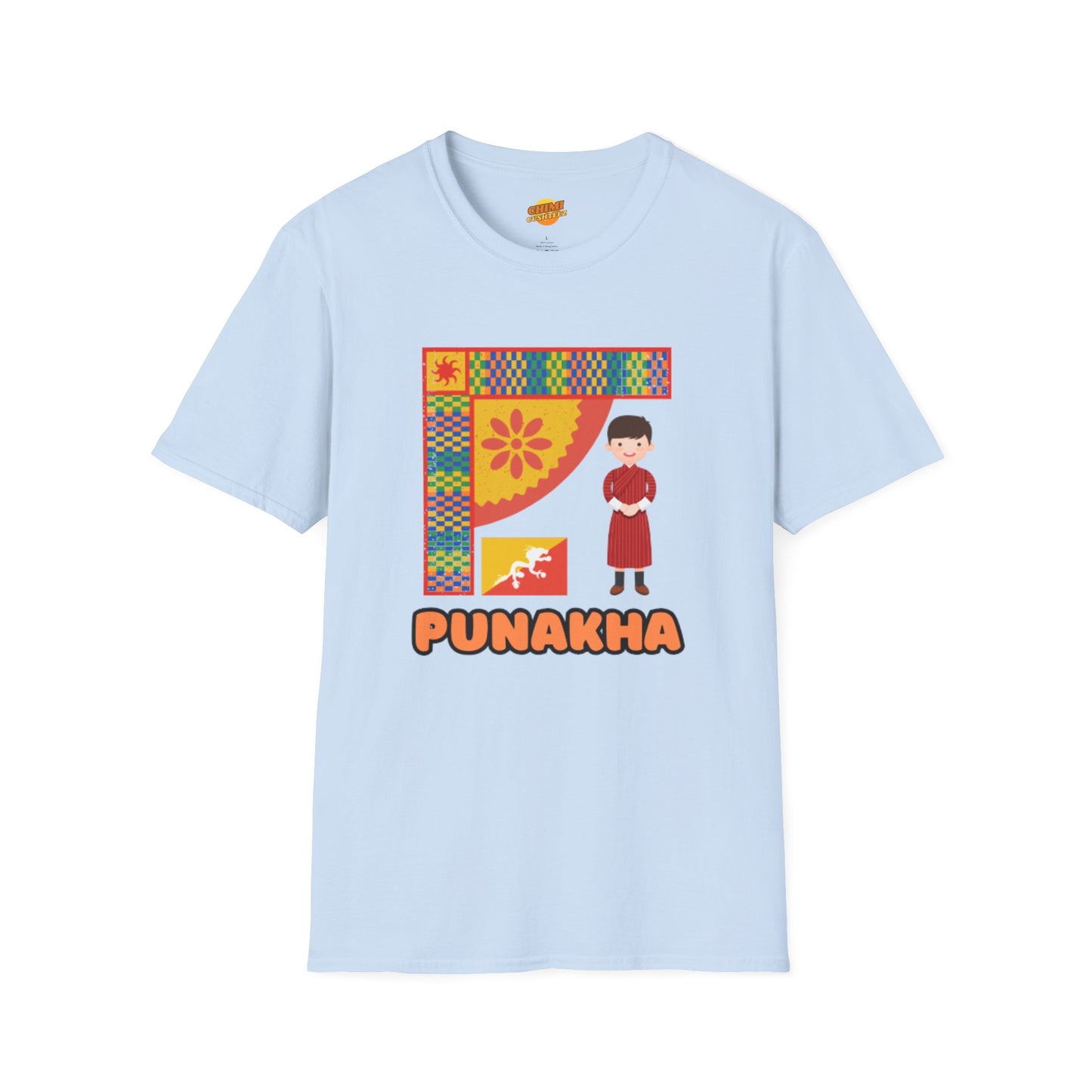 Punakha Cultural Tee | Unisex Softstyle Shirt | Design 1