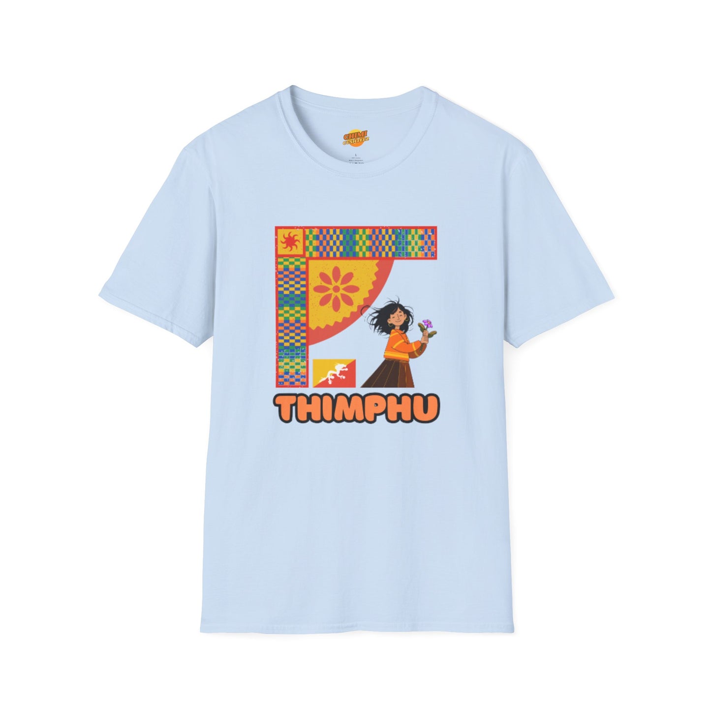 Thimphu Cultural Tee | Unisex Softstyle Shirt | Design 2