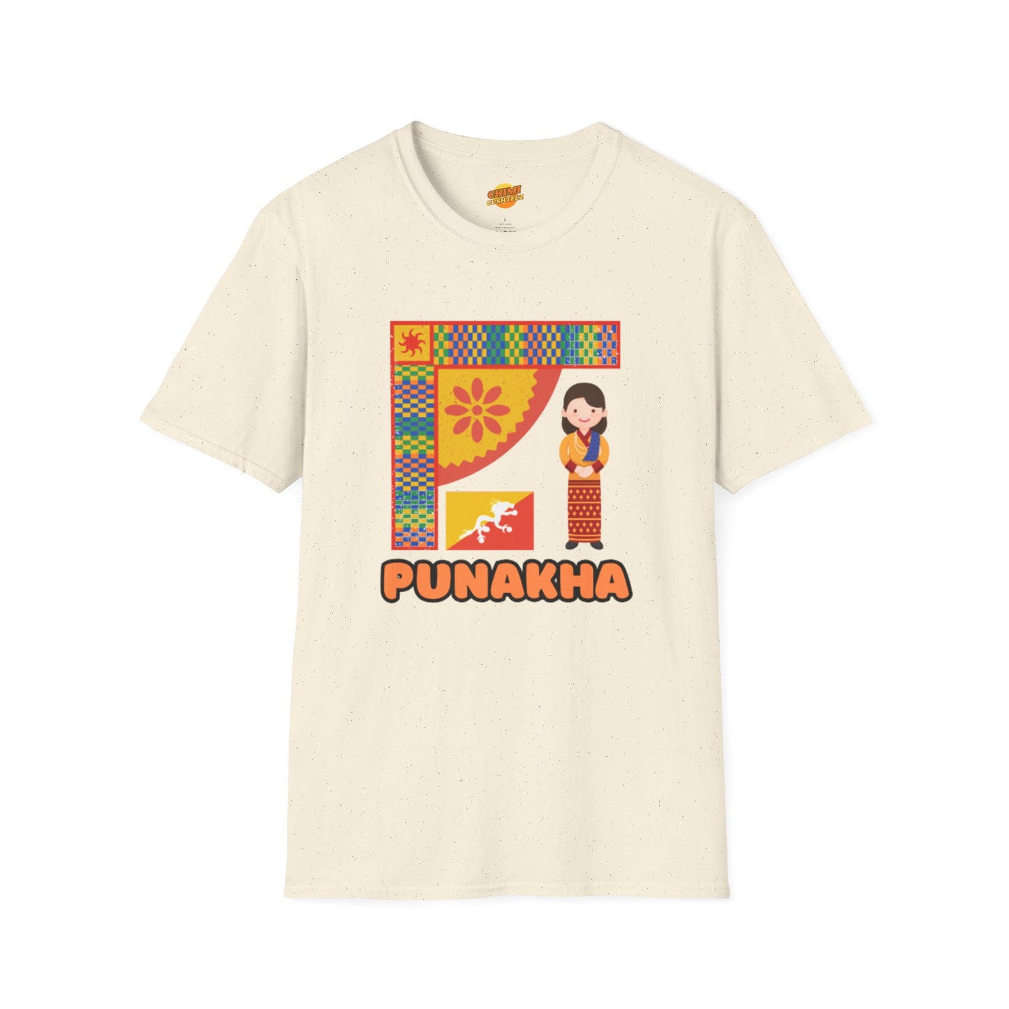 Punakha Cultural Tee | Unisex Softstyle Shirt | Design 1