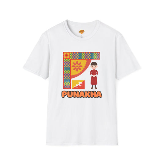 Punakha Cultural Tee | Unisex Softstyle Shirt | Design 1