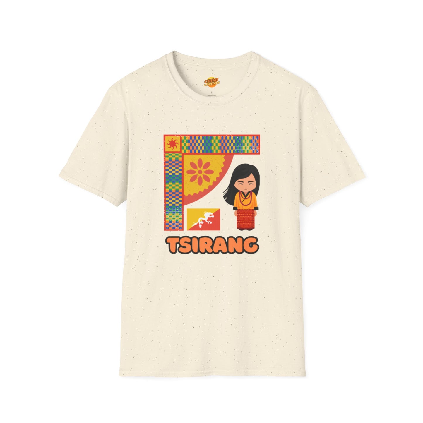 Tsirang Cultural Tee | Unisex Softstyle Shirt | Design 1