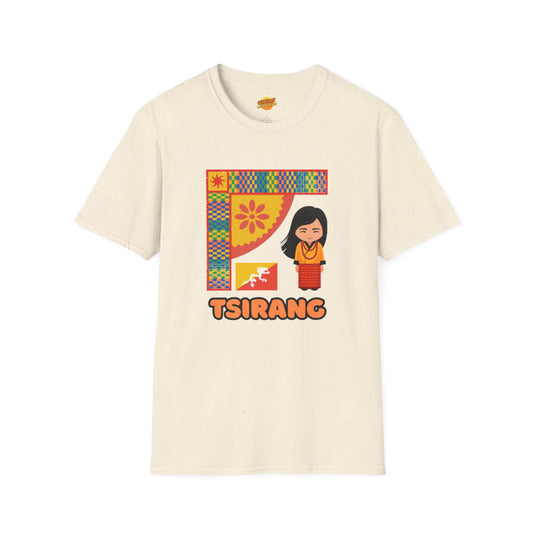 Tsirang Cultural Tee | Unisex Softstyle Shirt | Design 1