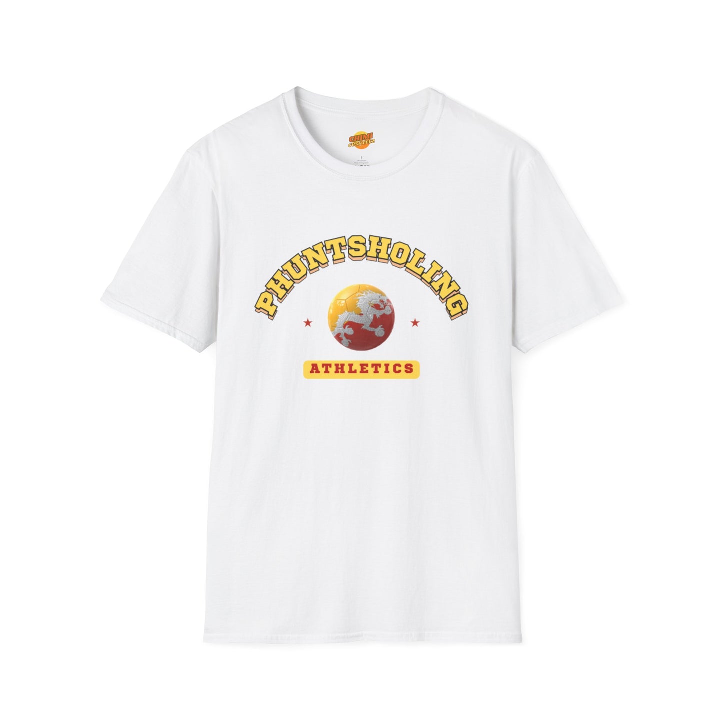 Phuntsholing SoccerTee | Unisex Softstyle Shirt | Design 1
