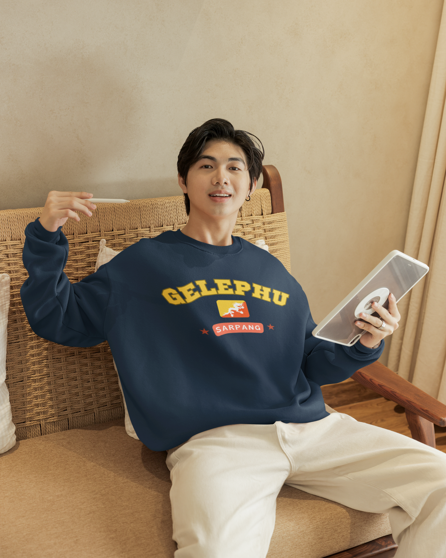 Gelephu Sweatshirt | Cozy Unisex Jumper | Design 1