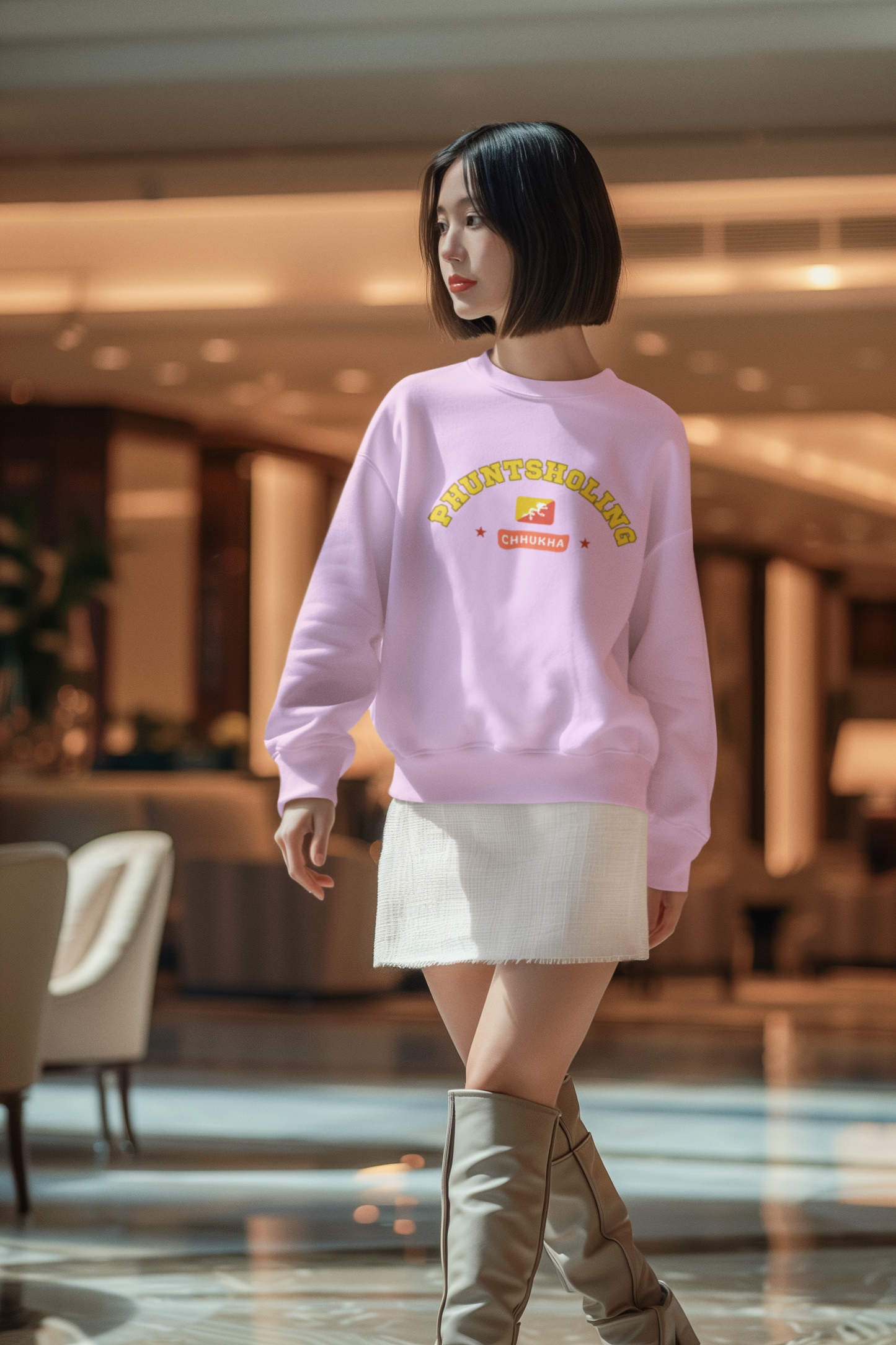 Phuntsholing Sweatshirt | Cozy Unisex Jumper | Design 1