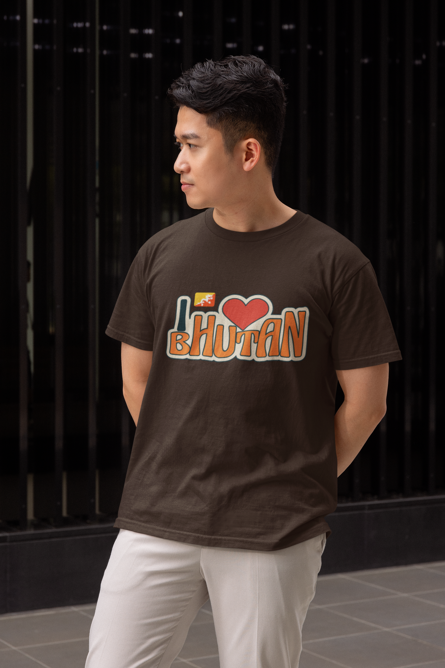 I Love Bhutan Graphic Tee | Unisex Softstyle Shirt