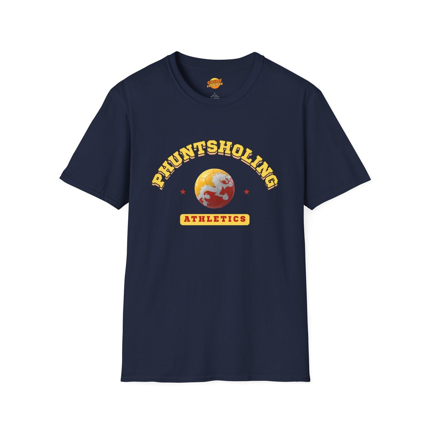 Phuntsholing SoccerTee | Unisex Softstyle Shirt | Design 1