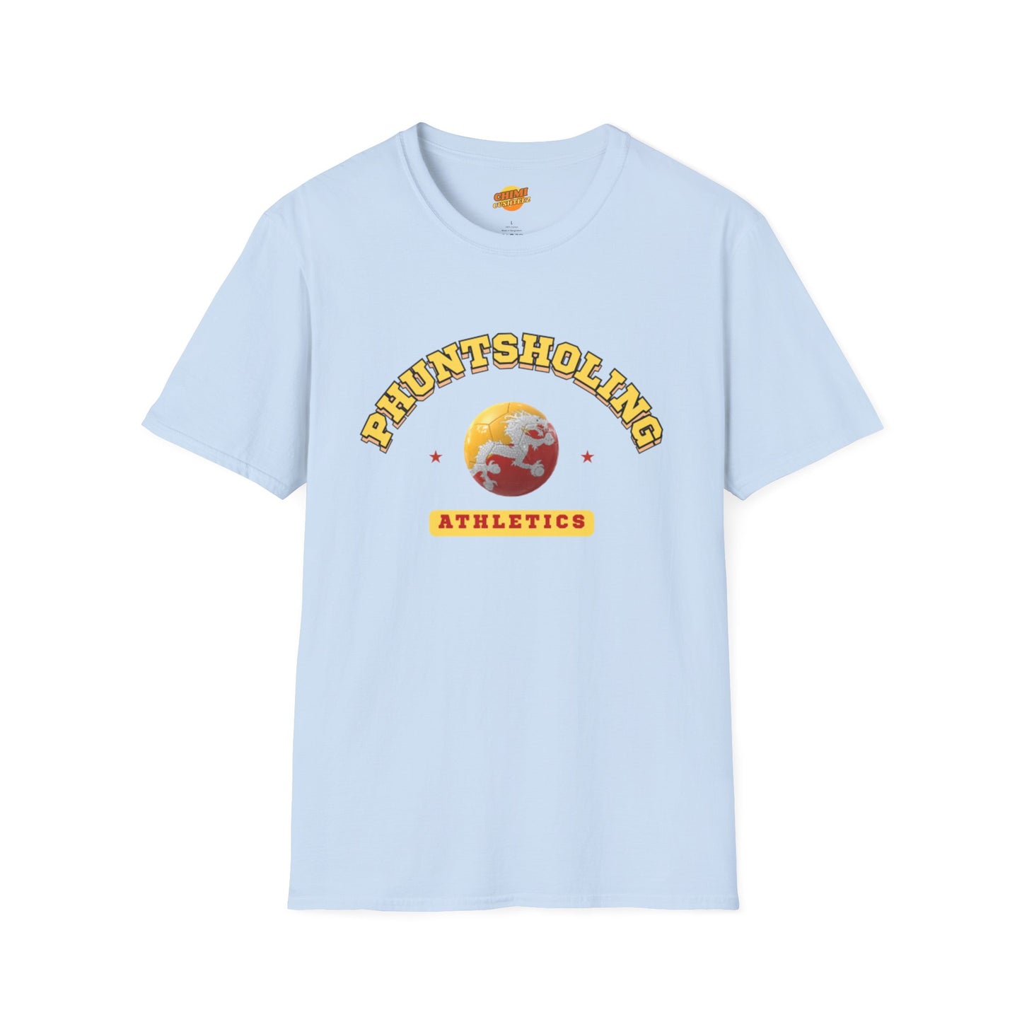 Phuntsholing SoccerTee | Unisex Softstyle Shirt | Design 1