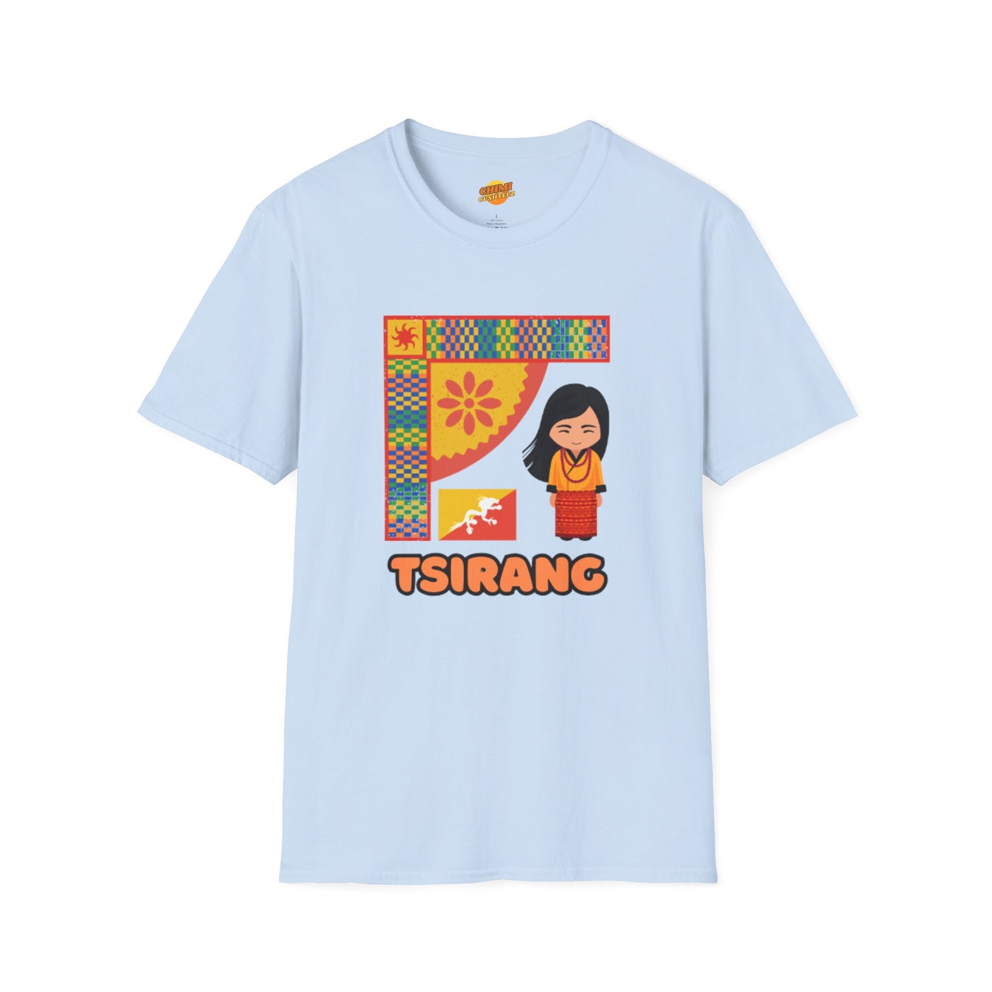 Tsirang Cultural Tee | Unisex Softstyle Shirt | Design 1