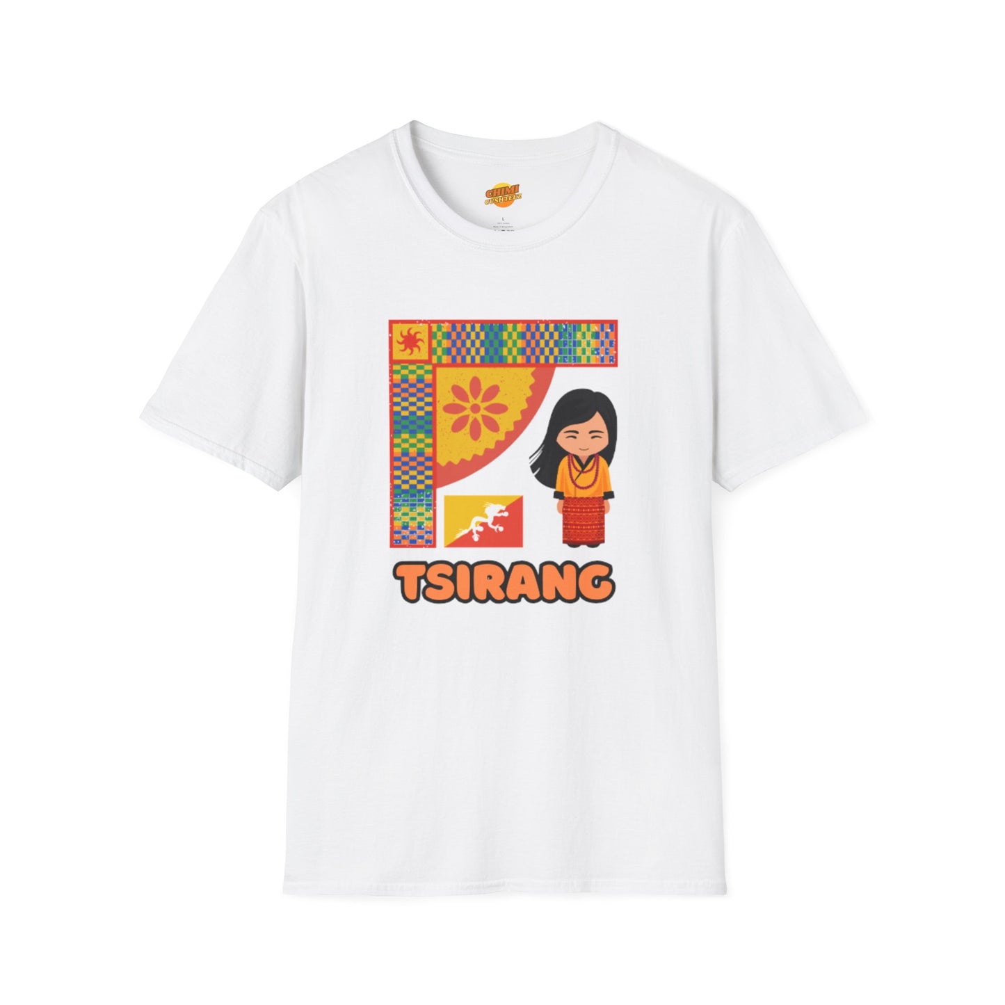 Tsirang Cultural Tee | Unisex Softstyle Shirt | Design 1