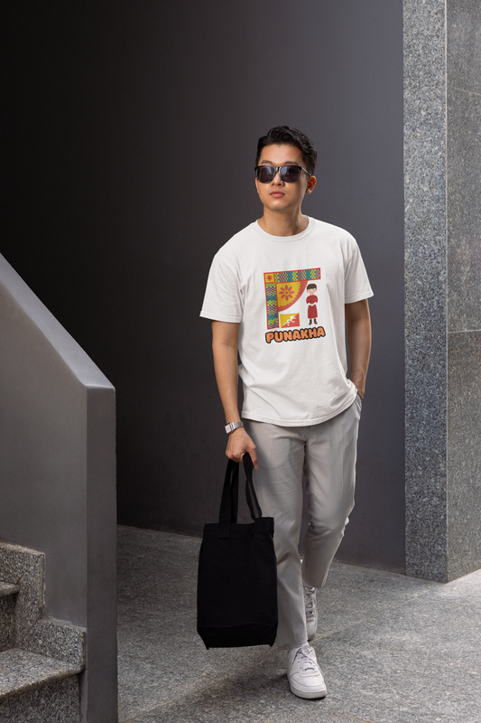 Punakha Cultural Tee | Unisex Softstyle Shirt | Design 1