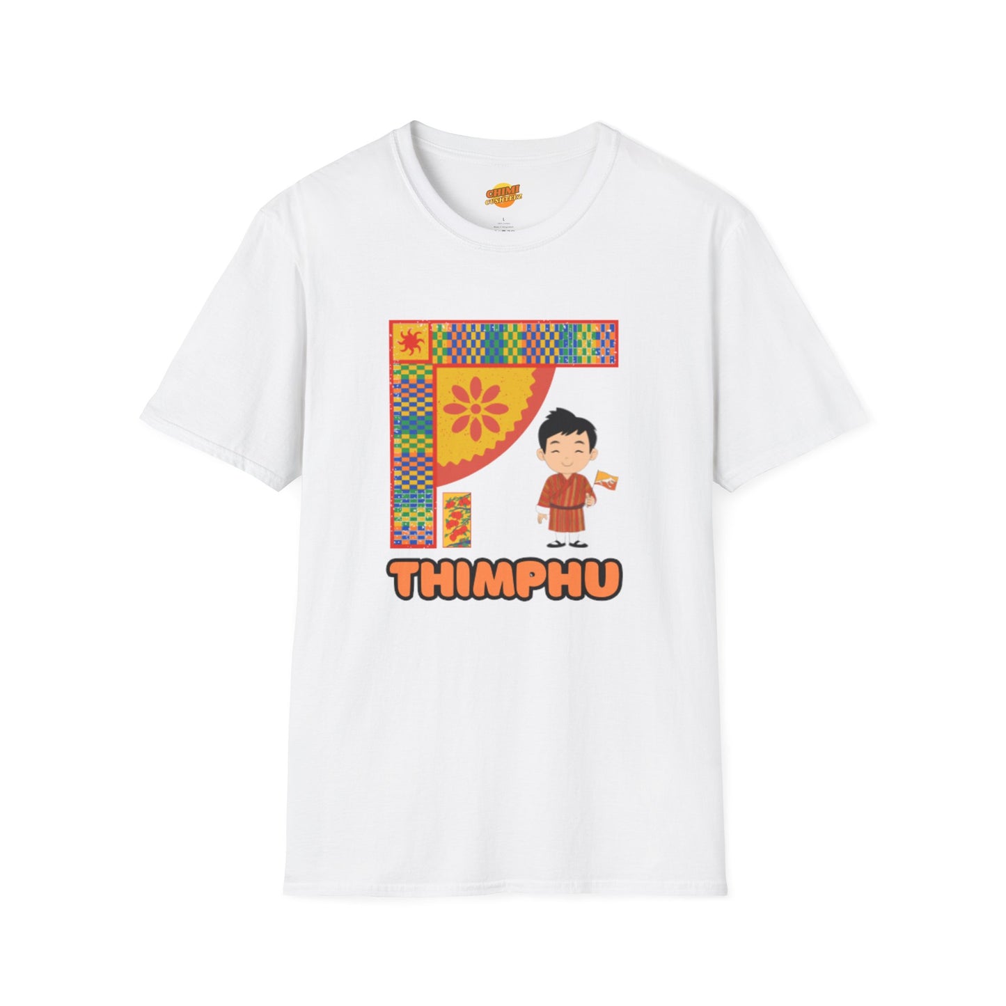 Thimphu Cultural Tee | Unisex Softstyle Shirt | Design 2